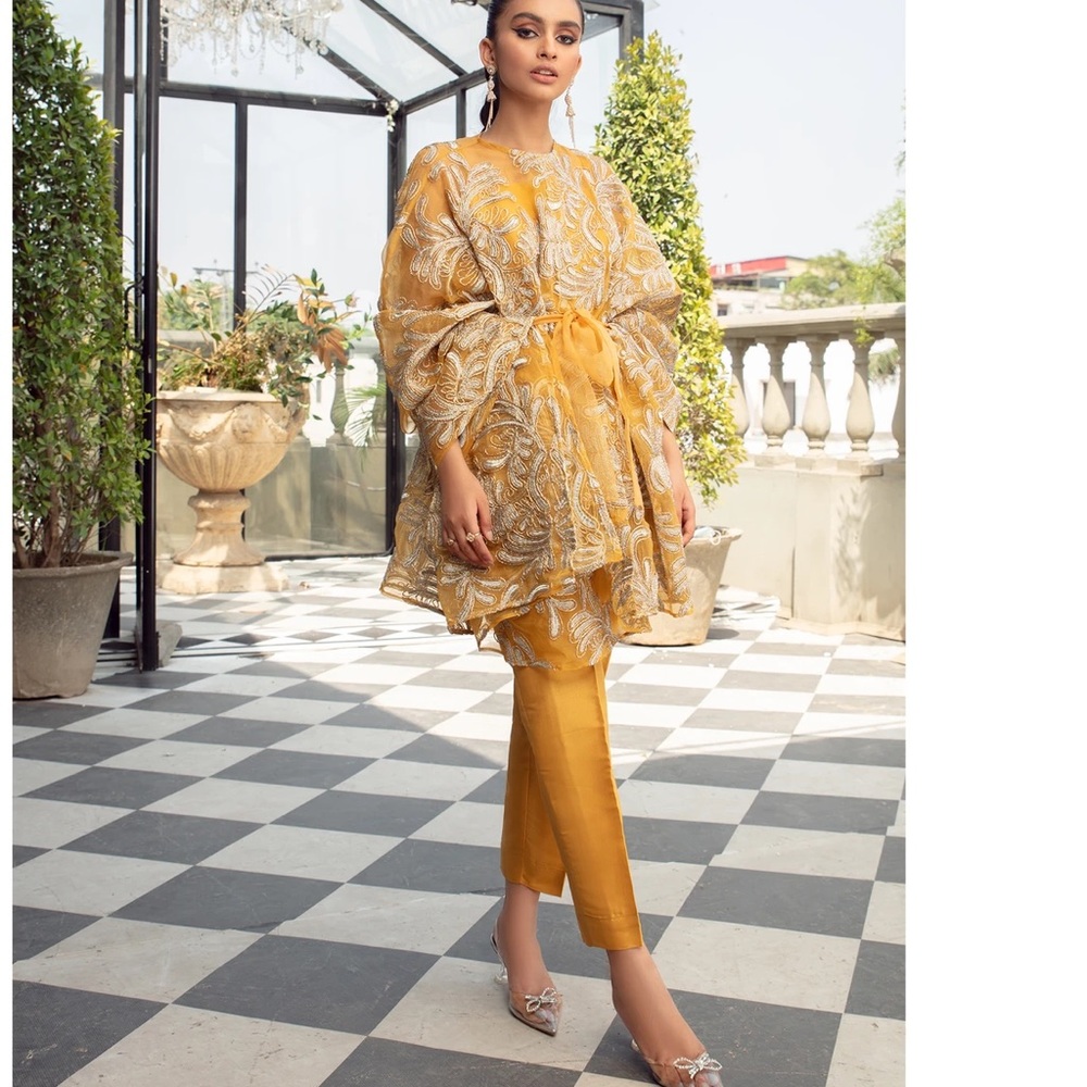Salwar Kameez Golden Yellow Kurta